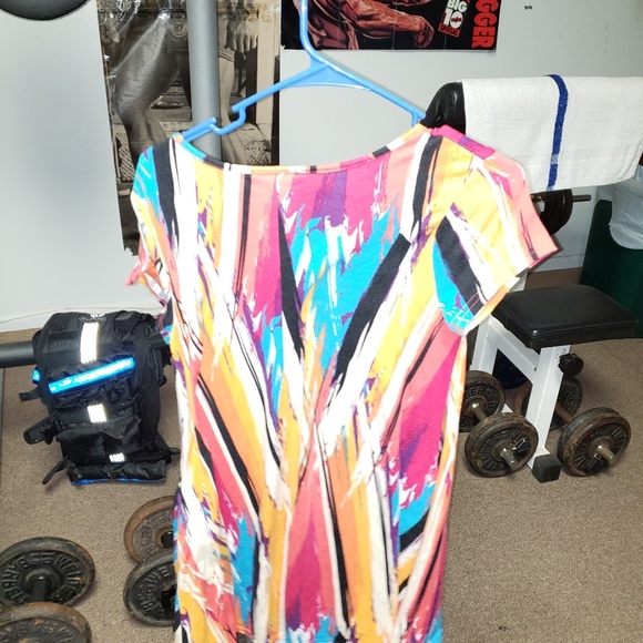 Bobbie Brooks multicolored dress with pockets - Picture 4 of 5